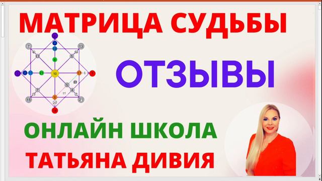 Отзывы обучение Матрица Судьбы. Заключительный урок. Результаты нумерологической онлайн школы. Выхо