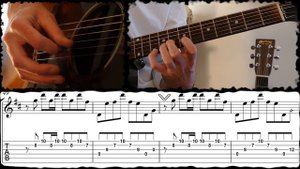 WITH OR WITHOUT YOU - U2 / complete guitar solo arrangement #15 (VIDEO with TAB)