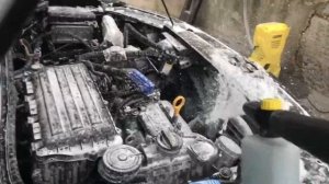 Karcher K2 мойка двигателя VW Jetta 6