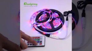 Светодиодная лента с пультом/LED лента светодиодная с Bluetooth/для интерьера, 5м, питание от USB