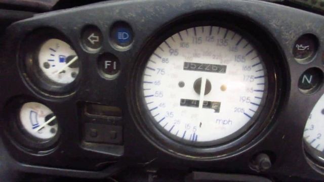 THE MOTORCYCLE GUYS SALVAGE - 1999 HONDA CBR1100XX BLACKBIRD BIKE WALKAROUND 200150