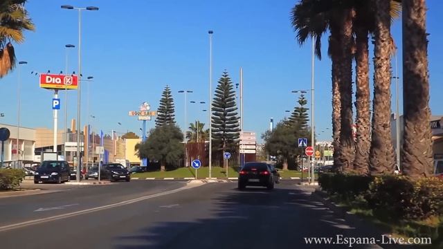 Прокатимся по городу Торревьеха, Испания, Провинция Аликанте, Валенсия