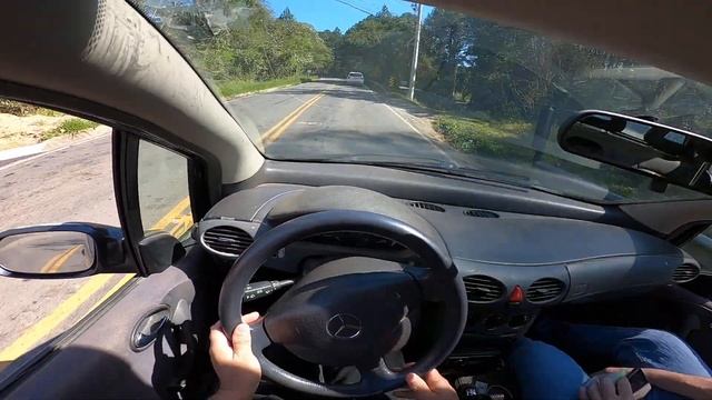 MERCEDES-BENZ CLASSE A 160 MANUAL 1999 | TEST DRIVE ONBOARD POV GOPRO смотреть онлайн