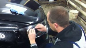 Бронировка фар Volkswagen Polo 2013года в тонировочном центре г. Винница Dobrik-ton