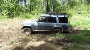 Land Cruiser 100, Nissan Safari и стоковый Land Cruiser Prado. Экспедиция в верховья р. Оленгуй