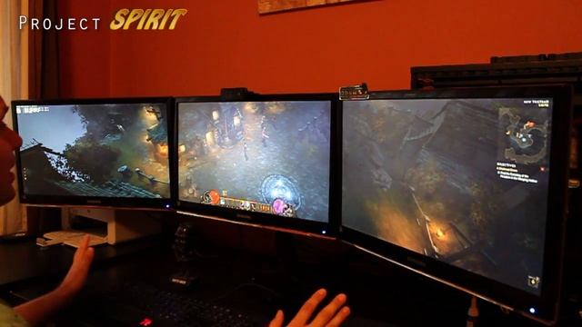 Diablo 3 Triple Monitor Gameplay смотреть онлайн