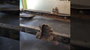 Усиление рамы на Nissan Atlas.