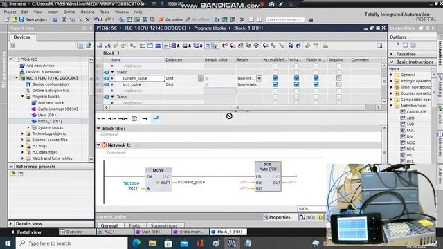 PTO Pulse Train Output and HSC high speed counter PLC siemens S71200 смотреть онлайн