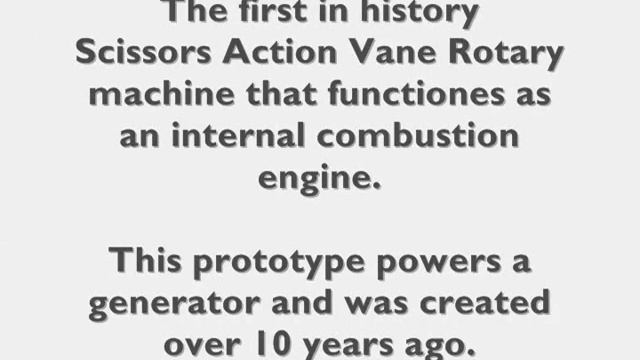 Vane Rotary Engine (Scissors Action Engine)
