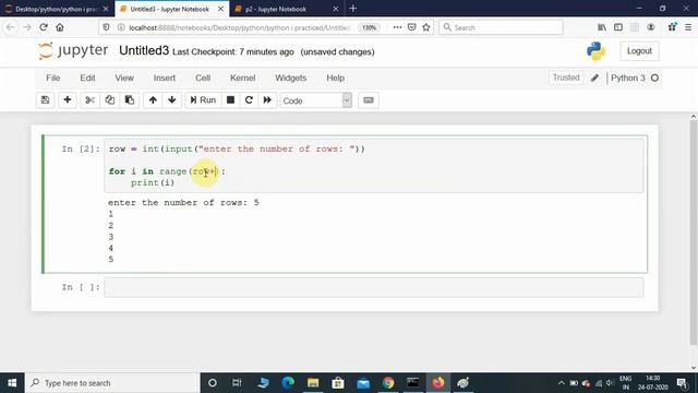 How to print inverted triangle star "*" pattern using python | python program for beginners
