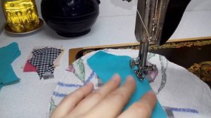 #224. Часть1. Кухонная ПРИХВАТКА из ЛОСКУТКОВ. Утилизируем остатки тканей.