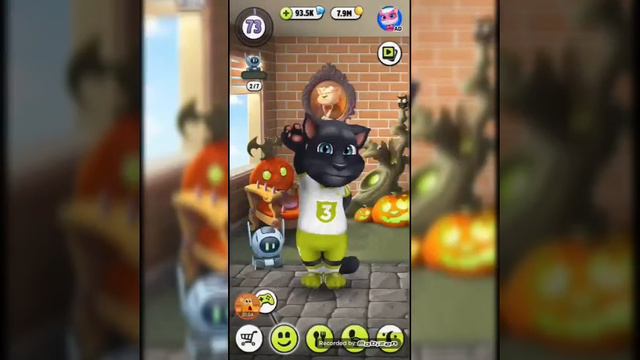 Говорящий Том поёт песню про чёрного кота! смотреть онлайн