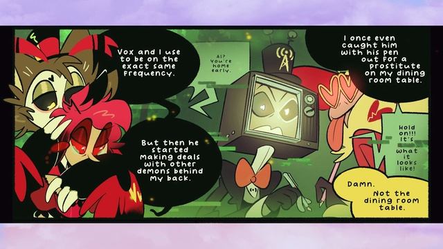 THE GREAT DATE ESCAPE | PART 3 - ALASTOR X HUSK (Hazbin Hotel Comic Dub) смотреть онлайн