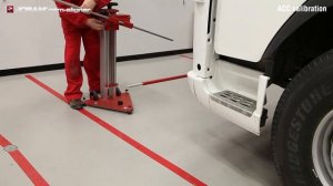 Калибровка ACC радара а/м на стенде сход-развал JOSAM Cam-aligner