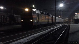 ЧС4Т-520 с поездом №360 Адлер - Калининград