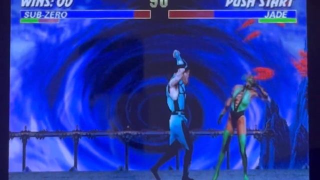 Arcade1up Mortal Kombat II Kountercade machine quick gameplay смотреть онлайн
