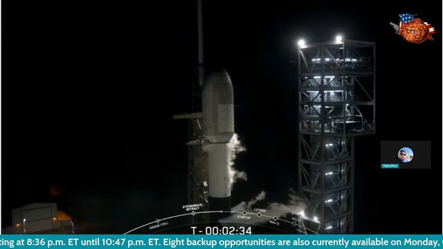 Falcon 9 launch of 23 Starlink satellites to low-Earth orbit - LIVE смотреть онлайн