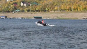 Тест надувной моторной лодки из ПВХ производства ООО "Ковчег" г. Уфа