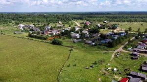 Сорожино , Харовский район Вологодской области с высоты птичьего полета
