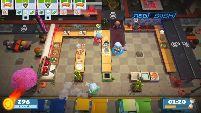 Overcooked 2 | 1- 3 | PS 4 смотреть онлайн