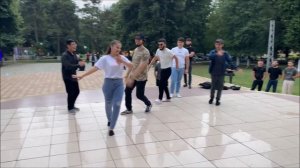 Парни Танцуют Классно Zaqatala Park Lezginka 2023 Чеченская Лезгинка Kavkaz Dance Ловзар ALISHKA