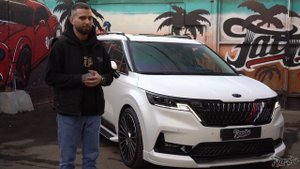 Kia Carnival оклейка в матовый полиуретан / то автомобиля Киа Карнивал