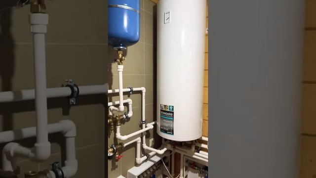 Котельная в коттедже первично вторичные кольца на электрокотле Protherm Скат 12 kW