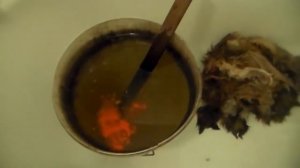 Покраска меха в черный цвет урзолом