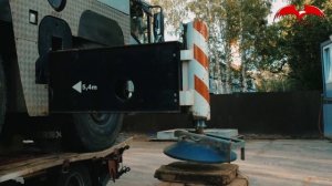 Погрузка и перевозка автокрана TEREX AC 160-2 DEMAG