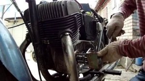 Jawa Снятие подшипника коленвала без расколки двигателя