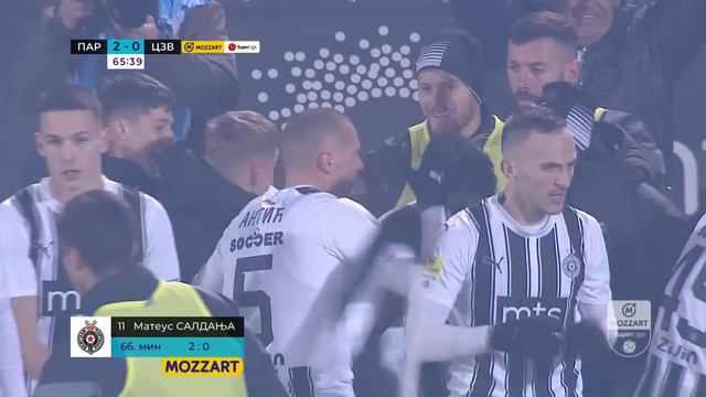 ZAHID "SPOJIO" SALDANJU SA GOLOM, BRAZILAC PRECIZAN: Partizan poveo 2:0 u 171. "večitom derbiju" смотреть онлайн