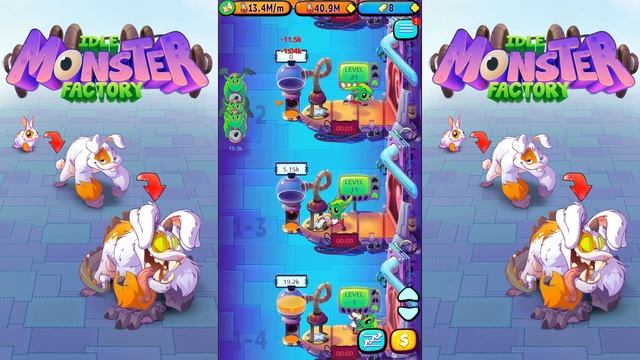 Idle Monster Factory - 1 - "Of Course It's Rabbits" смотреть онлайн