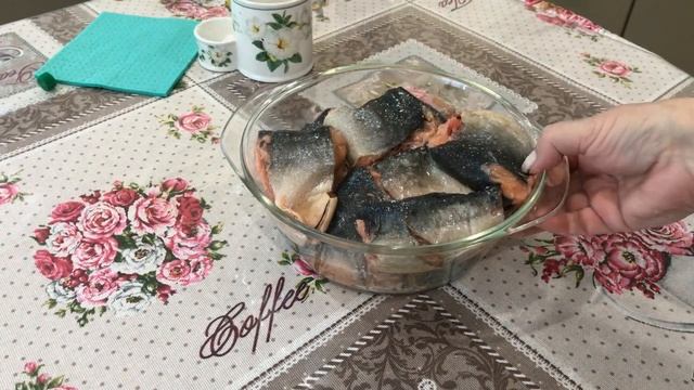 Жареная горбуша на сковороде  С добавлением Лимонного сока