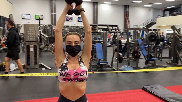 Overhead Tricep extensions | Разгибание рук над головой смотреть онлайн