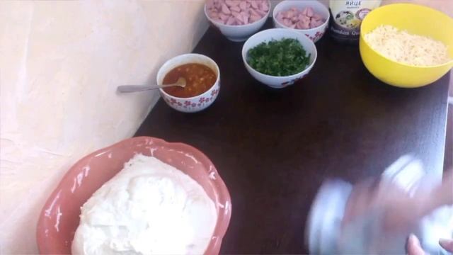 Домашняя пицца. Очень вкусный и простой рецепт. смотреть онлайн