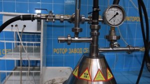 Сепаратор сливкоотделитель РОТОР-ОСРП-1 на тестовых пусках / Cream separator