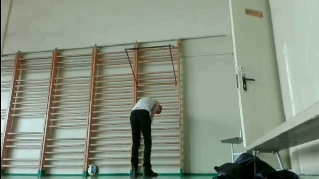 120 сек. отжимания, подтягивания и приседания.