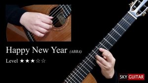 Happy New Year (ABBA) - Fingerstyle Lesson + TAB