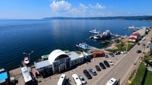 Вид из отеля Маяк п. Листвянка оз. Байкал июль 2022г