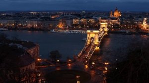 Time lapse Budapest 4k? Hungary ?? Chain Bridge ⛓️ ?