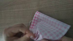 Как сшить мешочек с завязками.