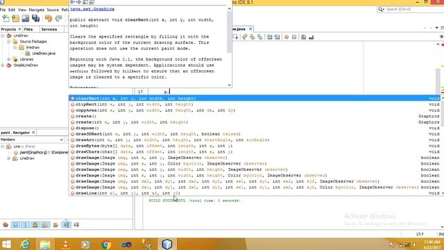 How to draw simple Line/oval in Java NetBeans GUI  (Source Code)_For Beginners