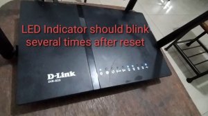 How to reset D-Link DIR-825 Router