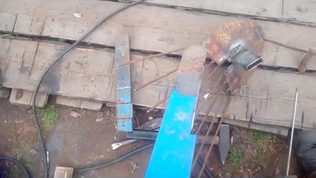 Веерная картофелекопалка  своими руками