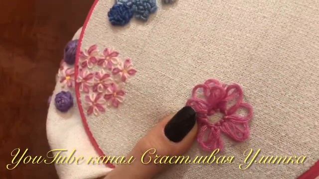 Как вышить цветы. Вышивка цветов. Быстро. Просто.