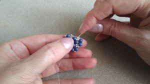 Beaded necklace. Колье из бусин и бисера