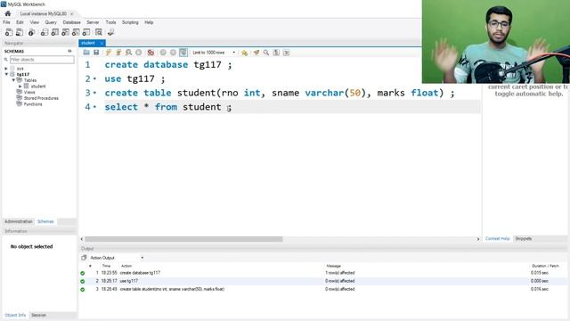 [Hindi] Creating table MySQL || Inserting Rows in MySQL table #mysql #mysqltutorial #mysqlworkbench