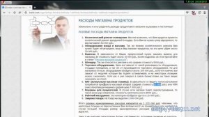 Доходы и расходы продуктового магазина