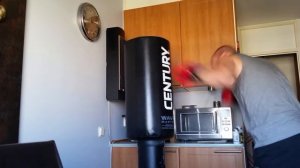 Just testing my new Century Wavemaster freestanding heavy bag