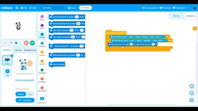MBot Tutorial- The Line Follower